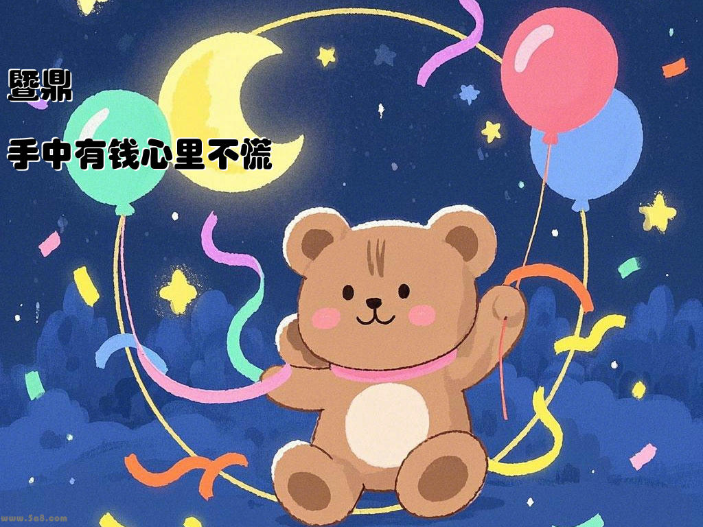 暨鼎澫手中有钱心里不慌